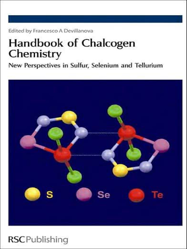 Chalcogen Chemistry Handbook: S, Se, Te | PDF | Selenium | Coordination ...