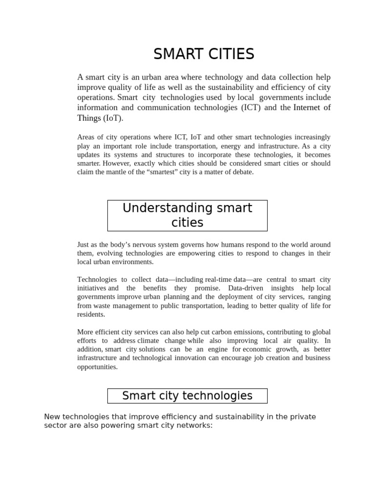 Deploying GOB Module Tech in Smart Cities | PDF | Internet Of Things ...