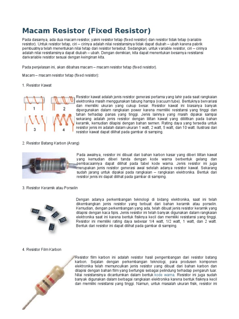 Artikel1 Resistor | PDF
