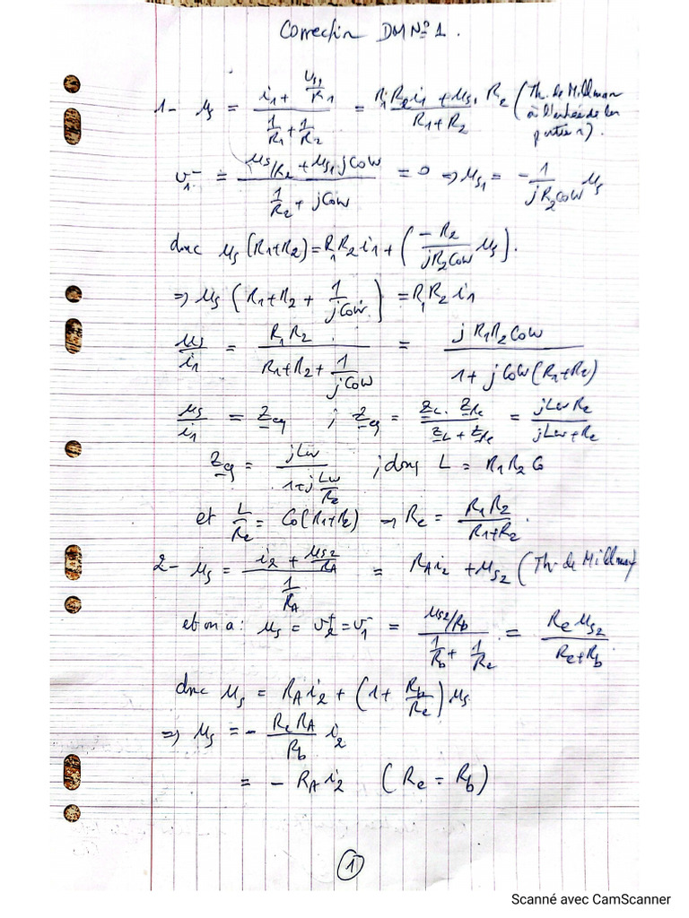 Correction DM1 | PDF