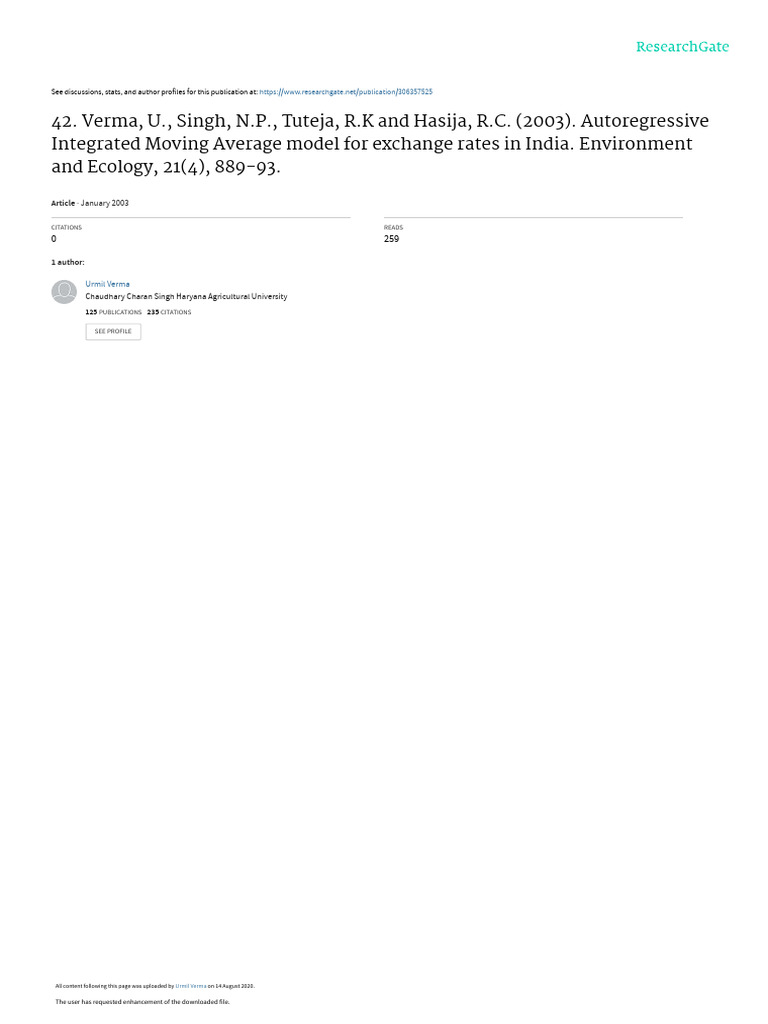 Crop Yield Arima | PDF | Autoregressive Integrated Moving Average ...