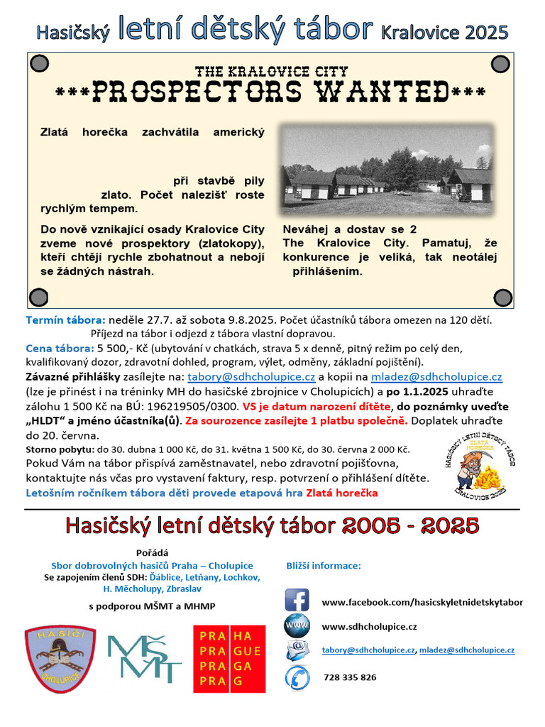 Informace HLDT 2025 | PDF