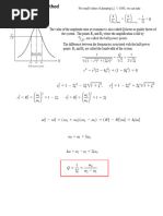 Half-Power Bandwidth Damping Ratio Method | PDF | Bandwidth (Signal ...