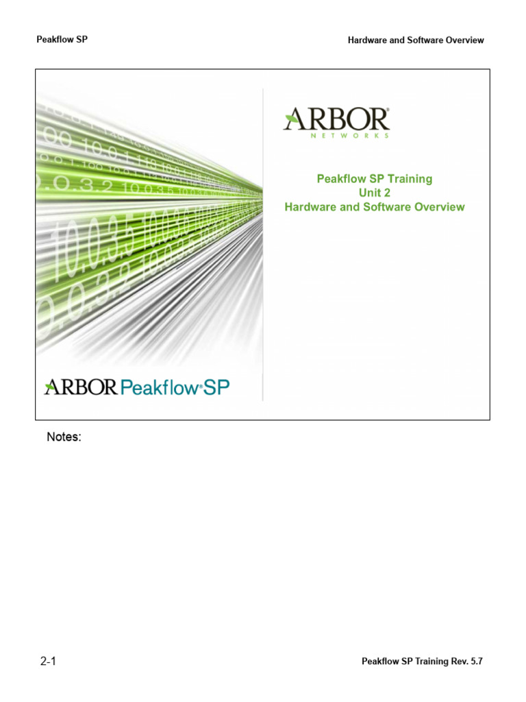 Peakflow SP Hardware & Software Guide | PDF | Computer Security | Security