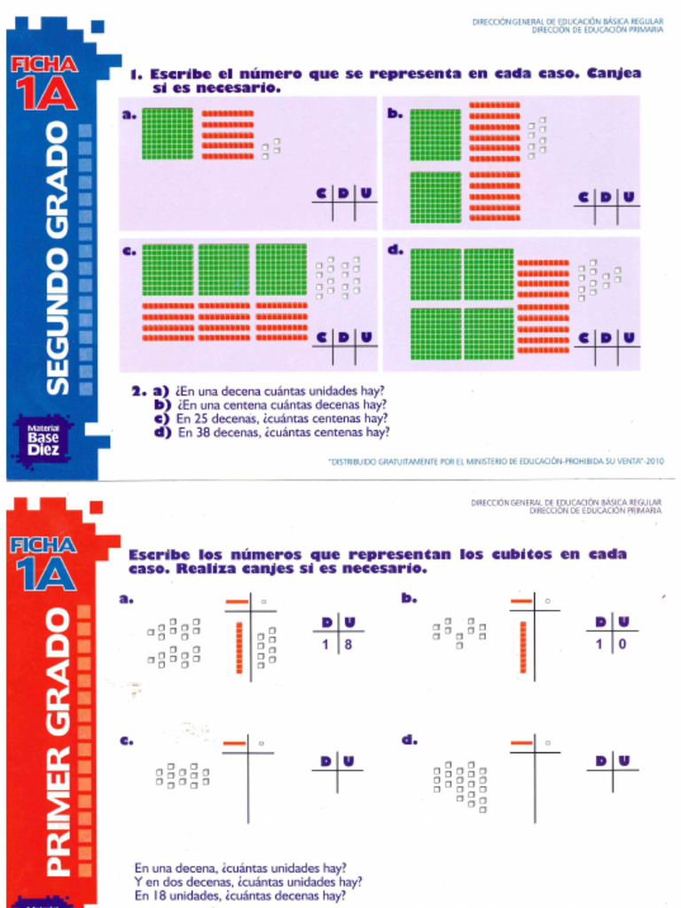 Fichas Base Diez | PDF