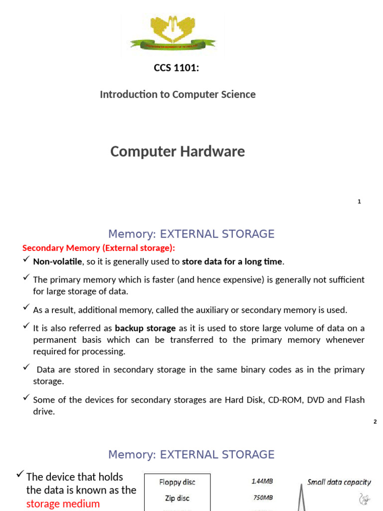 Understanding Computer Hardware Basics | PDF | Computer Data Storage ...