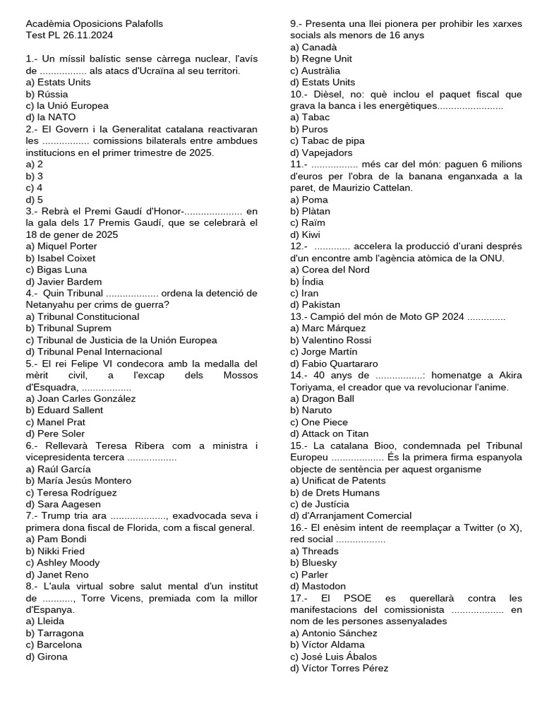 Test PL 26.11.2024 | PDF