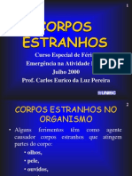 Corpos estranhos no organismo