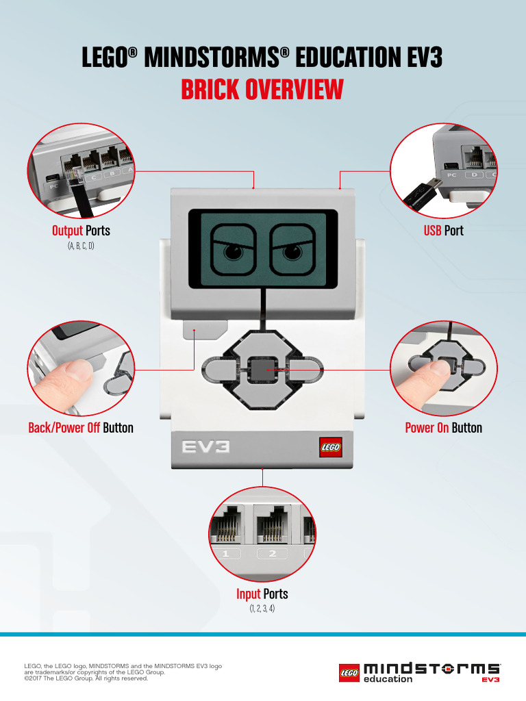 LEGO MINDSTORMS EV3 Brick Features | PDF