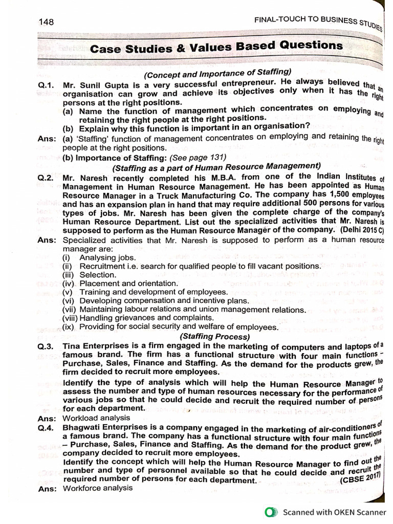 Staffing | PDF