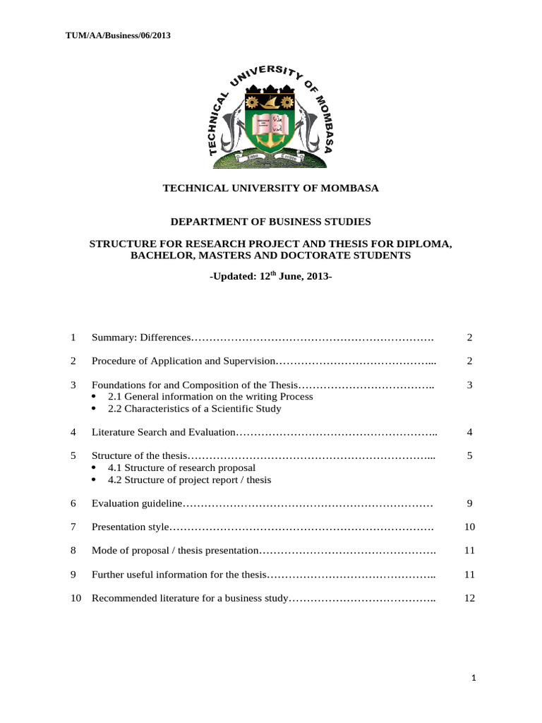 Research Thesis Structure Guide | PDF | Thesis | Deductive Reasoning