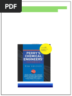 Perry's Chemical Engineers' Handbook, 8th Ed PDF | PDF
