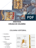Anestesia Cirugia Columna