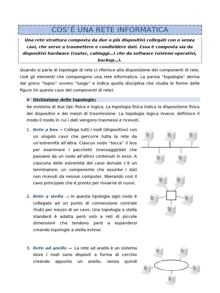 Reti Informatiche | PDF