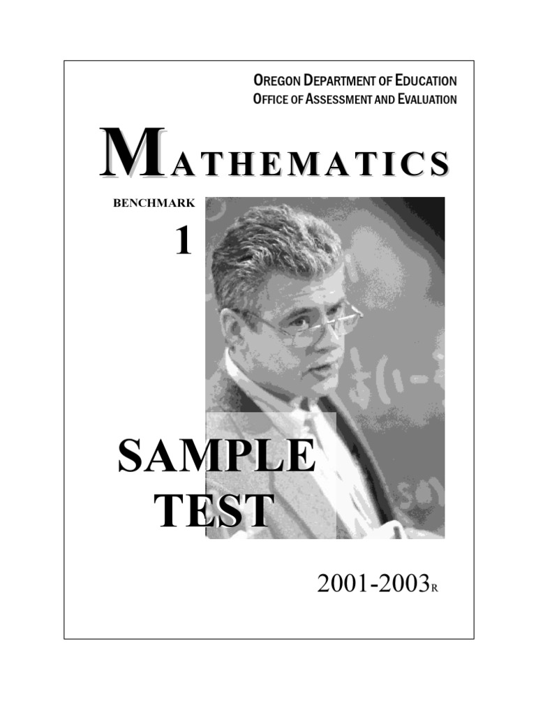 Oregon Math Sample Test Guide | PDF | Multiple Choice | Educational ...