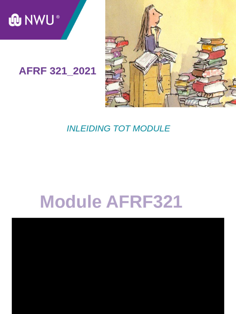 Afrf321 2021 Inleiding+Tot+Module | PDF