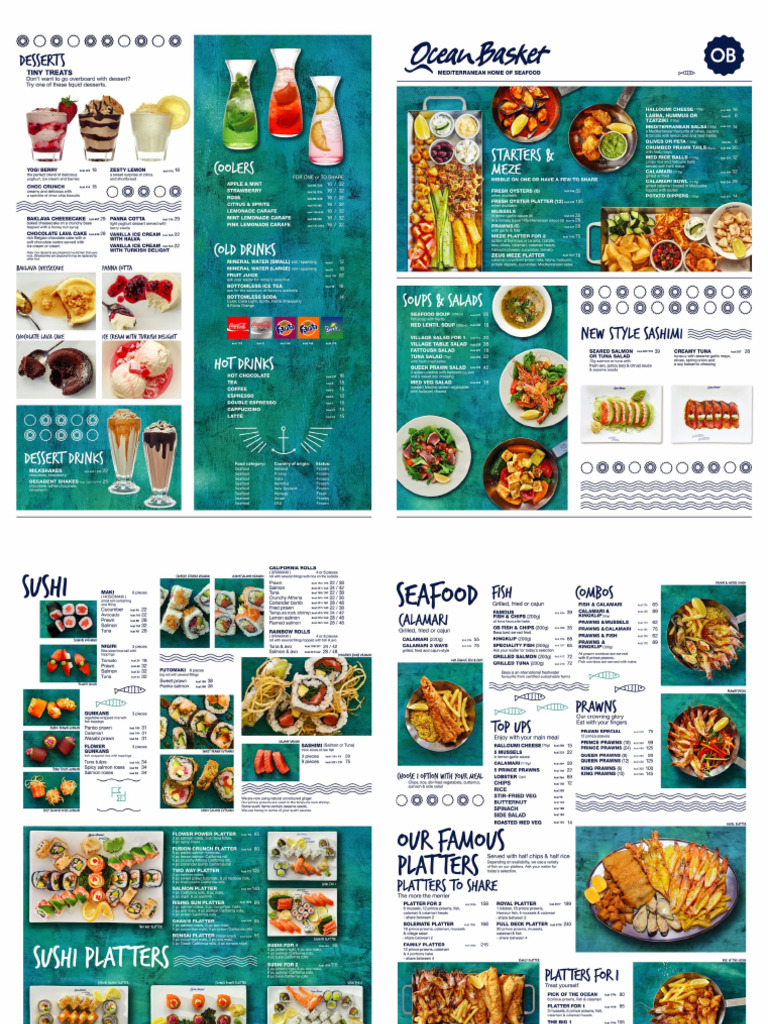 OB LTD Menu | PDF