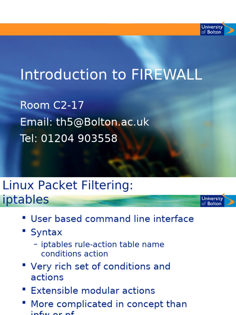 Week 7 - NslecM05l - 2021 | PDF | Firewall (Computing) | Computer ...
