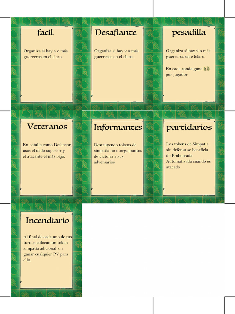 Root - Expansion Clockwork - Cartas - ES - MAQ | PDF