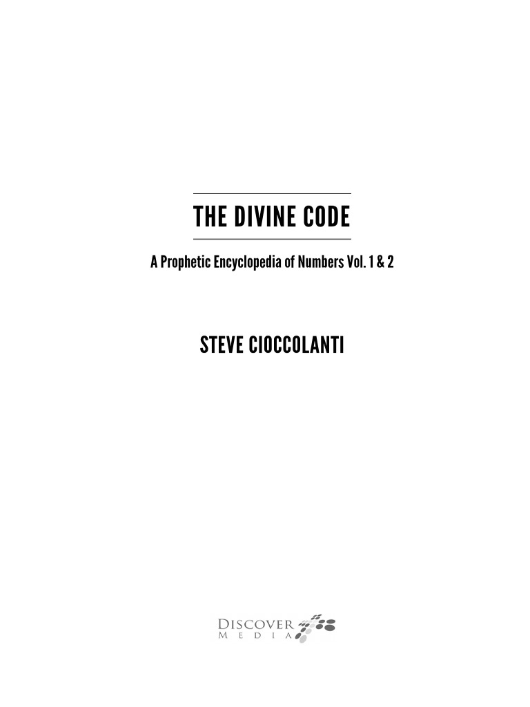 The Divine Code: Prophetic Numbers | PDF | Ten Commandments