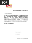 Carta de recomendación laboral