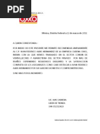 Carta de recomendación laboral