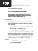 Student Expectations