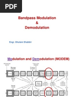 Bandpass Modulation & Demodulation: Engr. Ghulam Shabbir