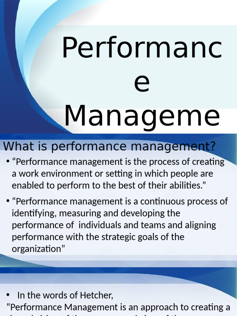 Understanding Performance Management | PDF | Goal | Empowerment