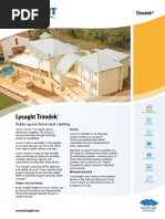 Spandek: Design and Installation Guide | PDF | Roof | Sheet Metal