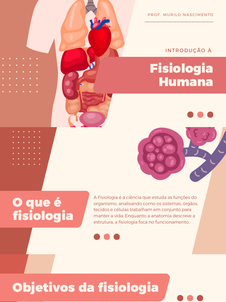 O que é Fisiologia e sua Importância | PDF | Corpo humano | Homeostase