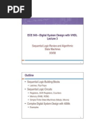 ECE 545-Digital System Design With VHDL: Sequential Logic Review and Algorithmic State Machines 9/9/08