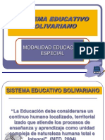 Sistema Educativo Bolivariano Educ Espec2