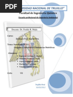 Oxigeno y Anhidrido y Sus. Nutritivas