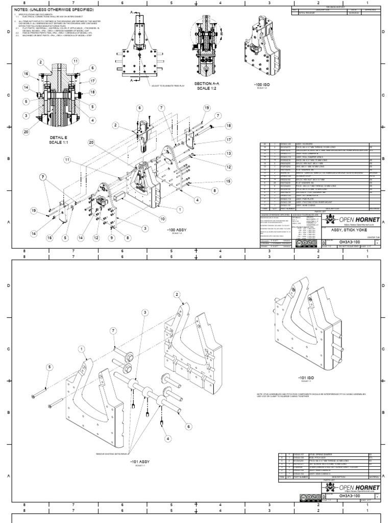 Assembly Drawing and Parts List | PDF | Screw | Mechanical Engineering