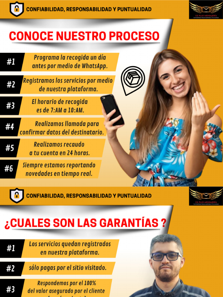 Portafolio Comercial CG Plus Mensajería 2025 | PDF