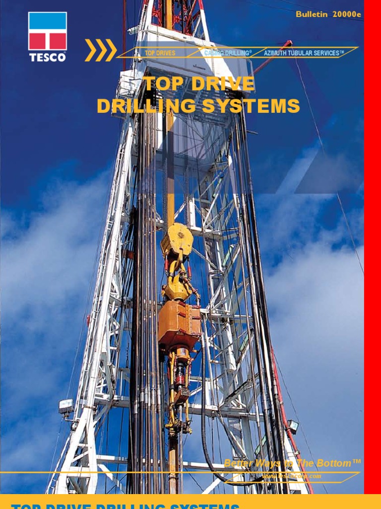 Top Drive TESCO2 PDF Drilling Rig Transmission (Mechanics)