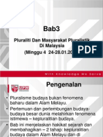 Bab 3 Pluraliti Dan Masyarakat Pluralistik Di Malaysia