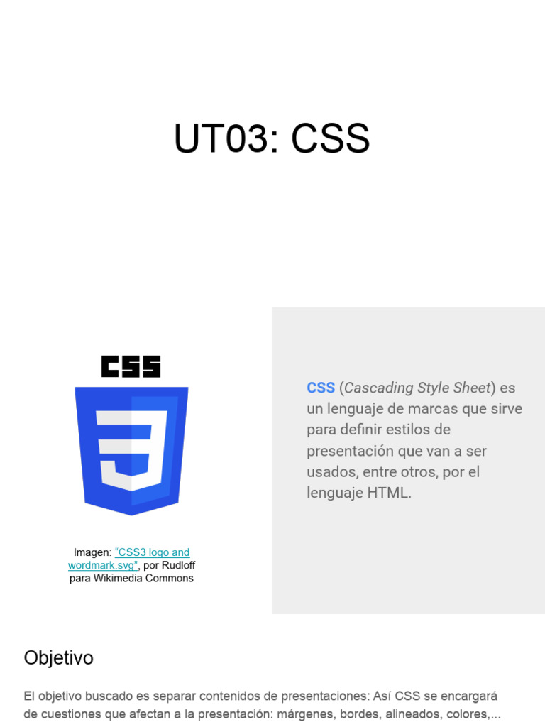 Introducción a CSS: Fundamentos y Uso | PDF | HTML | Hipertexto