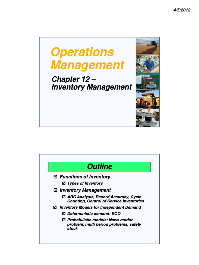 Inventory Management Strategies Explained | PDF | Inventory | Supply ...