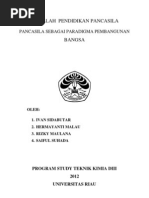 Download Pancasila Sebagai Paradigma Pembangunan Bangsa by Ivan Sidabutar SN92051003 doc pdf