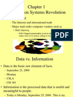 Information Systems Revolution: - A New World