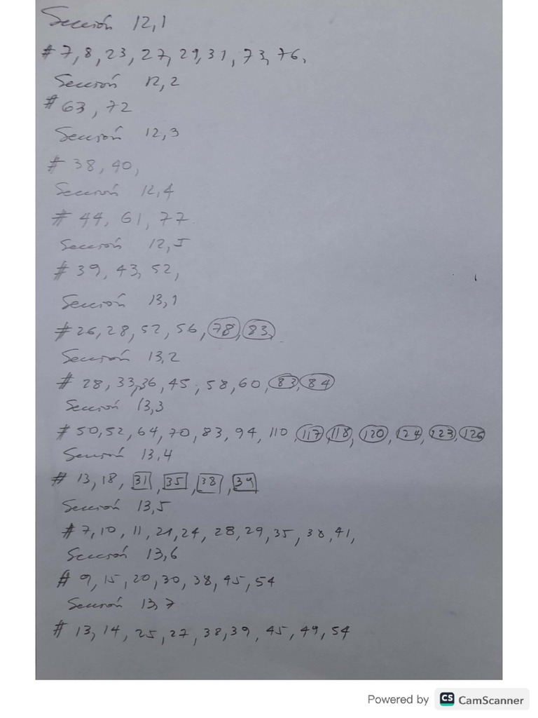 Ejercicios Parcial 1 | PDF