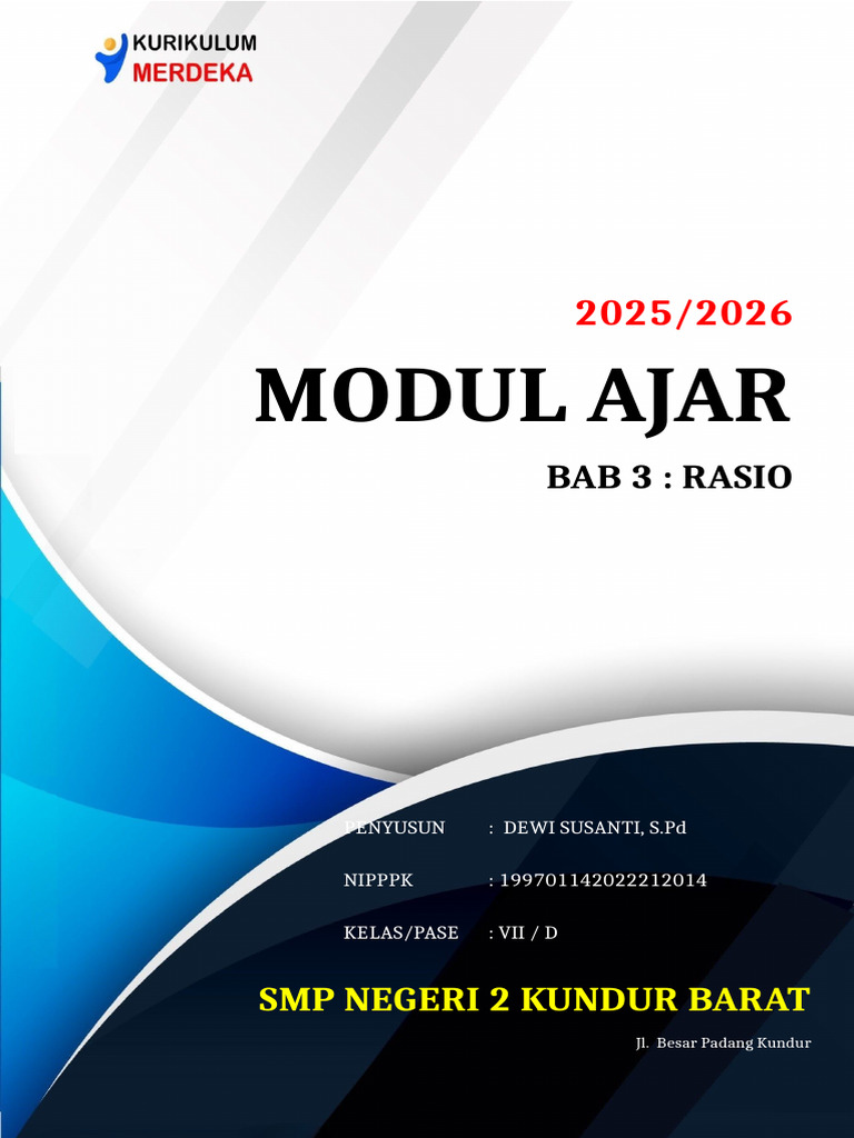 Modul Ajar Mat Kelas 7 Bab 3 | PDF