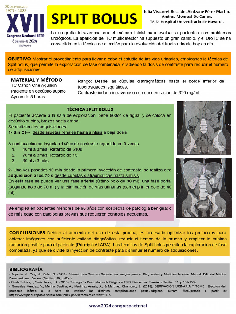 UroTC: Técnica Split Bolus en Urografía | PDF | Medicina CLINICA ...