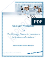 Kapgrow Workshop - Achieving Financial Prudence in Business Decisions