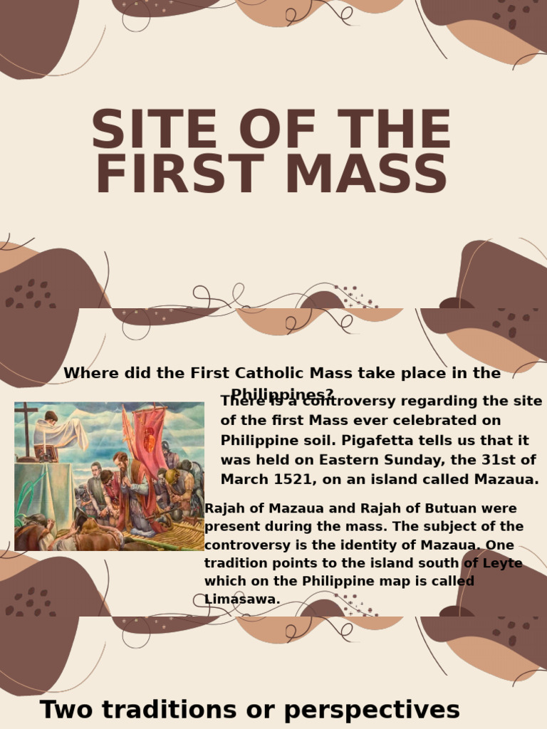 First Catholic Mass Site in the Philippines | PDF