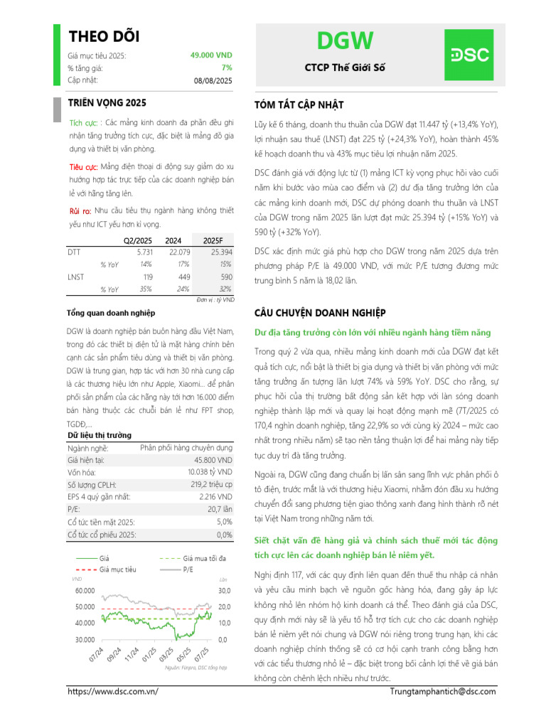DGW DSC Q2-25 | PDF