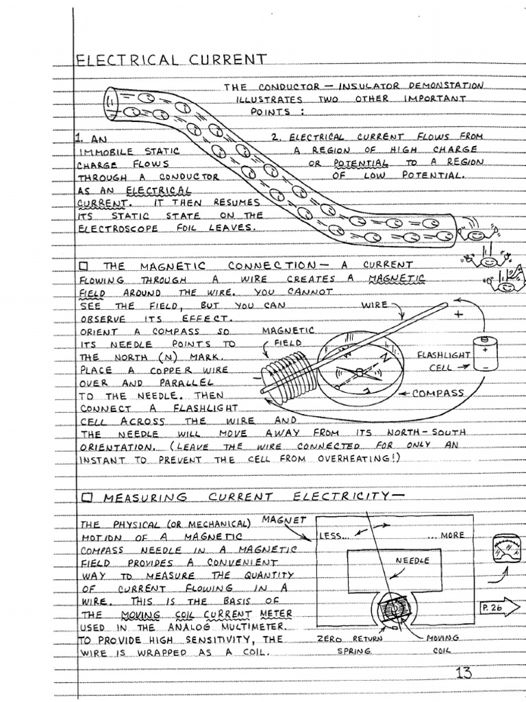 Understanding Electrical Current Flow | PDF | Electric Current ...