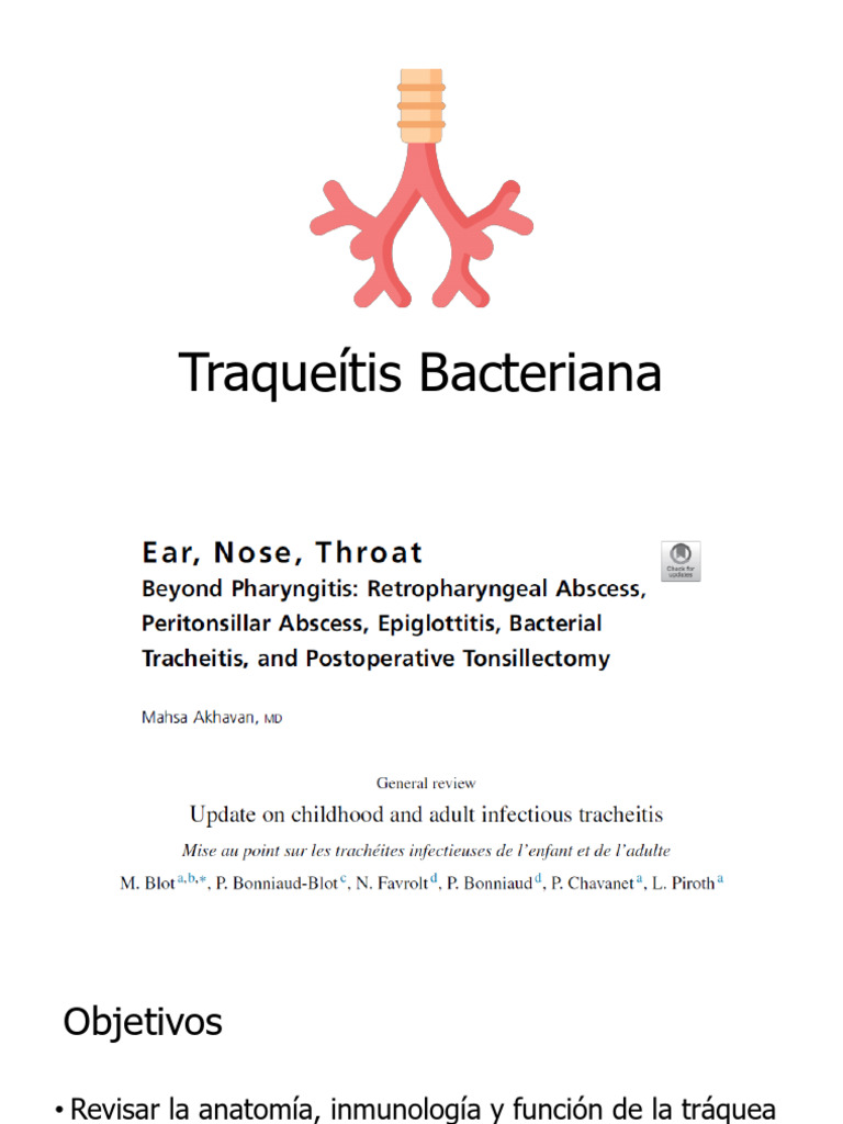 Traqueítis Bacteriana en Niños: Guía Completa | PDF | Medicina CLINICA ...